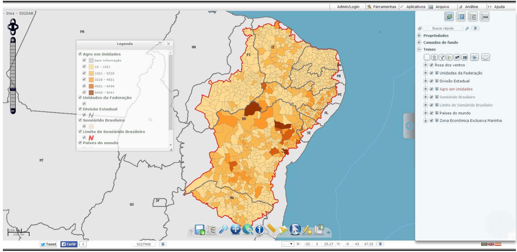 Geotecnologias para o Semiárido Brasileiro: SIGSAB