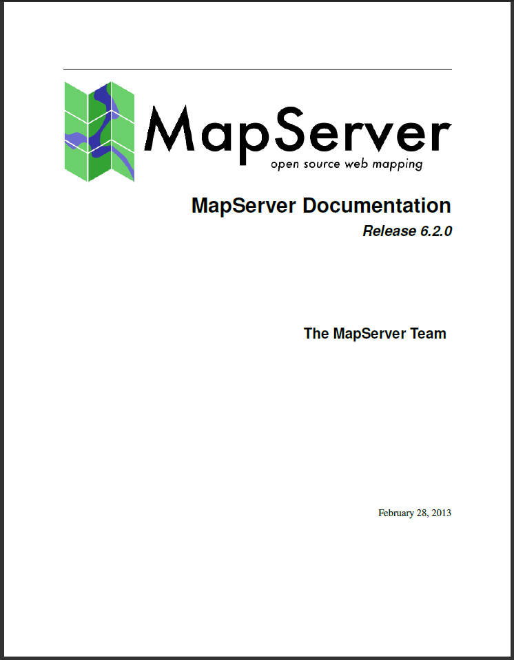 Documentação completa do MapServer