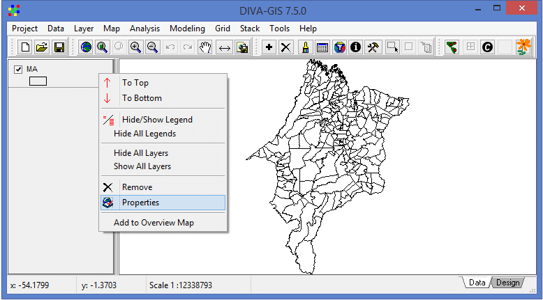 Como Fazer Mapas no Diva-GIS