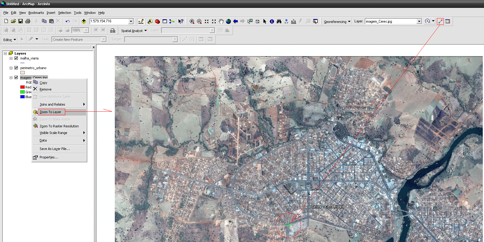 ArcGIS: Como Georreferenciar Imagens do Google Earth