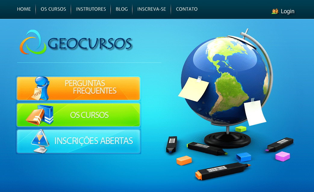 GEOCURSOS - Uma escola virtual sobre Geotecnologias